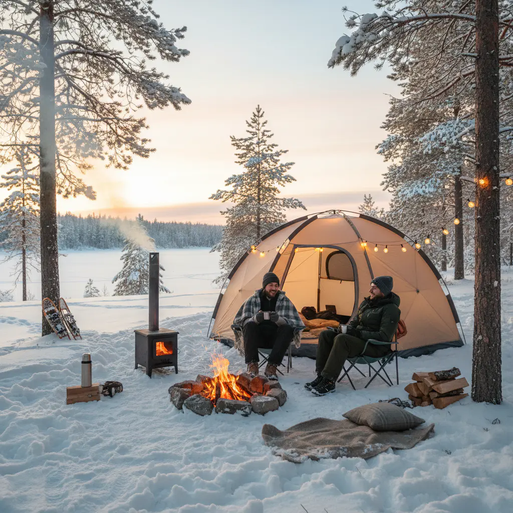 Camping en invierno
