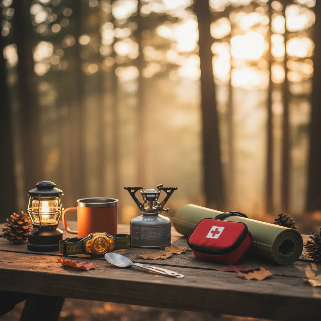 Accesorios compactos de camping